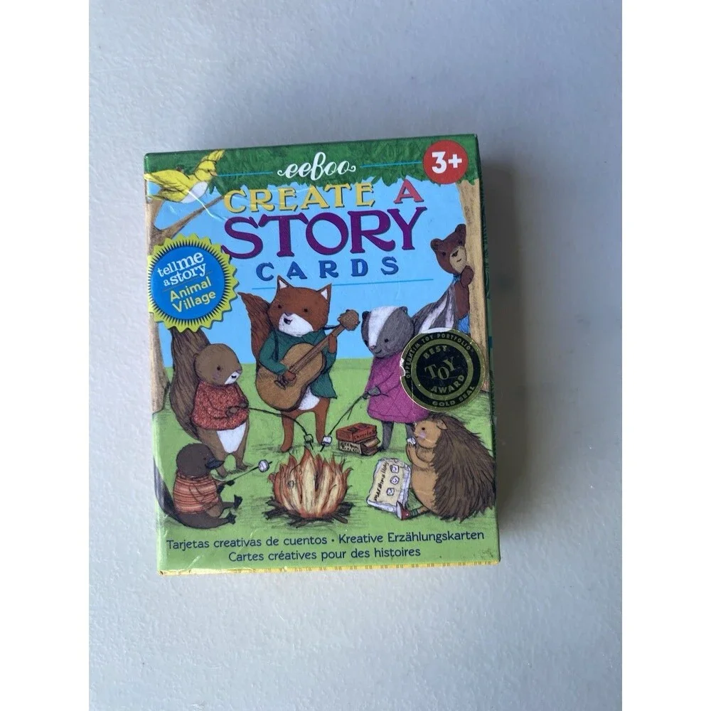 eeBoo Create a Story Cards Mystery in the Forest & Animal Village Lot